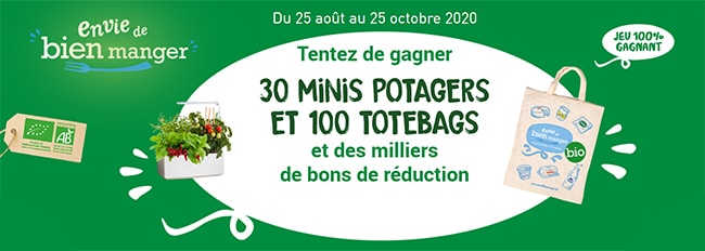 Tentez de gagner un totebag ou un potager à gagner avec Lactalis