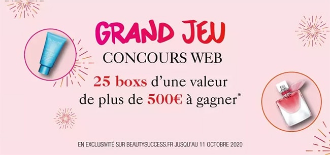 Tentez de remporter une box anniversaire Beauty Success avec des cosmétiques