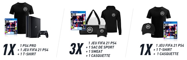 Tentez de remporter des cadeaux FIFA21 avec Carrefour