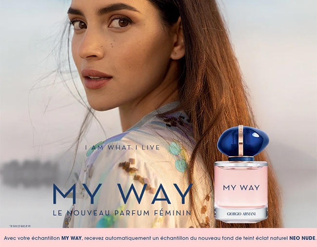 Doses d'essai offertes de My Way et Neo Nude Giorgio Armani