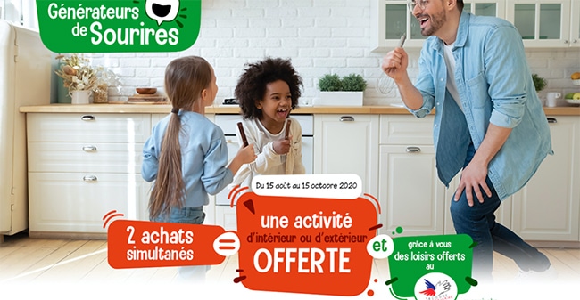 Achetez deux produits Kinder, Délichoc, Nutella et Tic Tac pour obtenir une activité offerte