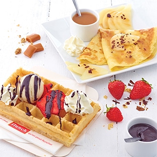 Bon plan Flunch : Crêpe ou gaufre au sucre ou Nutella à 1€