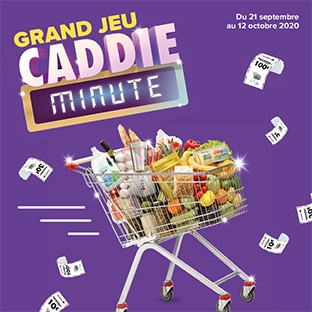 Caddie Minute sur Carrefour.fr : Grand jeu à code