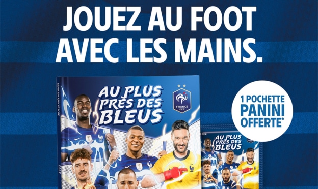 Intermarché : Cartes Panini foot FFF « Les Bleus » offertes