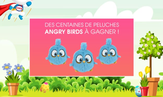 Jeu Cora Pâques : Peluches Angry Birds Les Blues