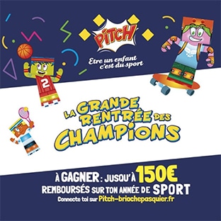 Jeu Pitch Brioche Pasquier : 1 an de sport à gagner