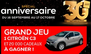 Jeu Tout Faire : une voiture C3 et 20'000 cadeaux à gagner