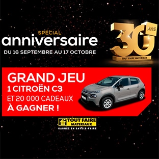 Jeu Tout Faire : une voiture C3 et 20'000 cadeaux à gagner