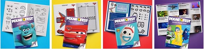 livrets d’activités pour enfants Disney Pixar à imprimer gratuitement