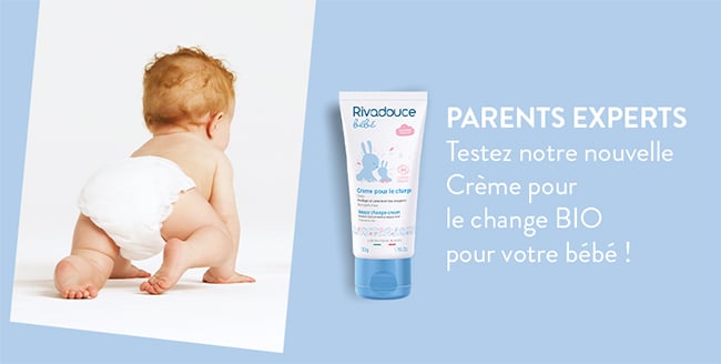 tester gratuitement la crème pour le change bio de Rivadouce Bébé