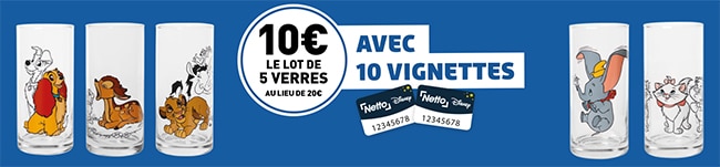 produits collector Disney à moindres frais chez Netto