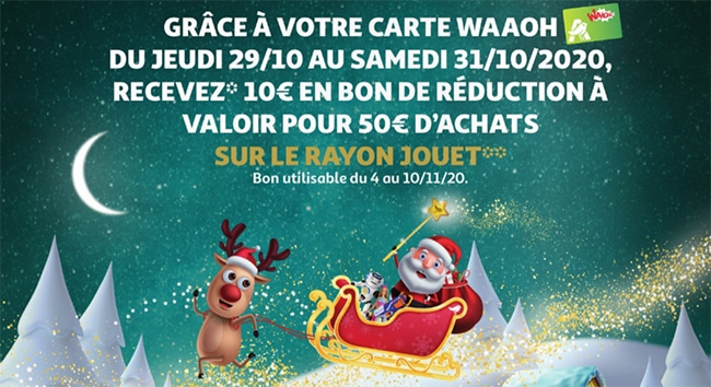 Obtenez un bon de réduction à valoir sur les jouets Auchan