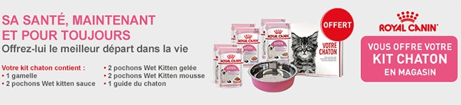 Retirer votre coffret chaton Royal Canin offert en magasin