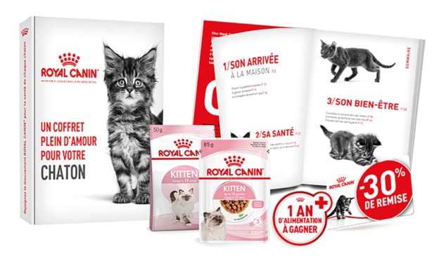 Royal Canin : Coffret chaton gratuit sur simple demande