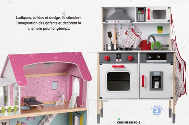 Cuisine enfant transformed adding shelves