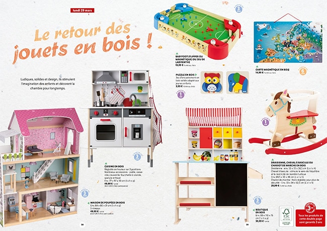 jouets en bois à petit prix dans les magasins Lidl