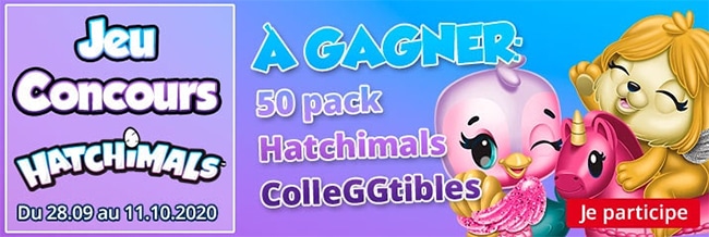 Tentez de gagner un pack de jouets Hatchimals avec Maxitoys