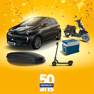 Jeu anniversaire Norauto : Renault Zoé et cadeaux à gagner