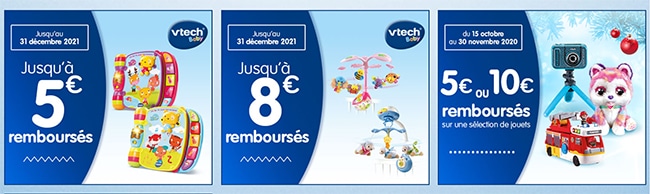 vtech jouet promotion remboursement