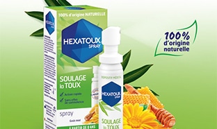 Hexatoux Spray gratuit car 100% remboursé avec Shopmium
