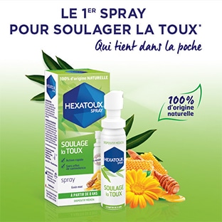 Hexatoux Spray gratuit car 100% remboursé avec Shopmium