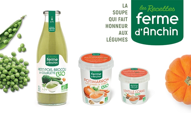 Testez les soupes fraîches La ferme d’Anchin avec Sampleo