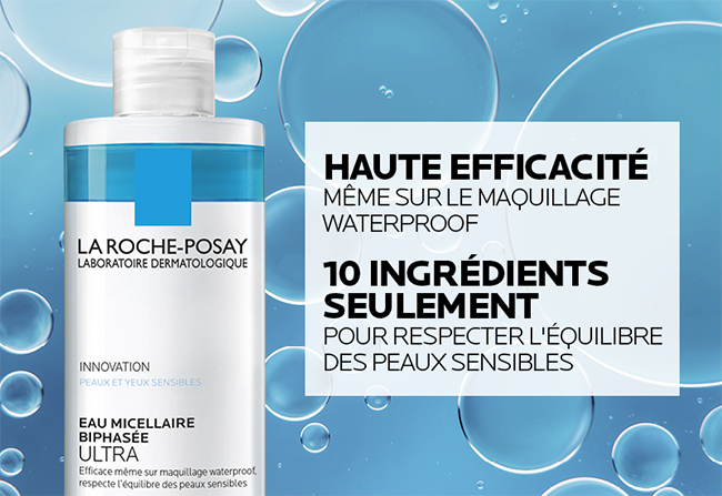 tester gratuitement l’eau micellaire biphasée Ultra La Roche-Posay