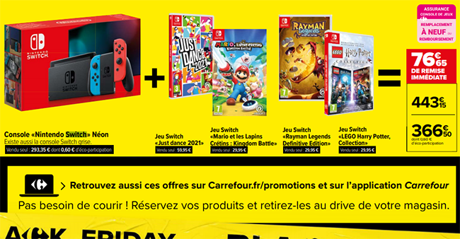 Harry potter switch carrefour outlet