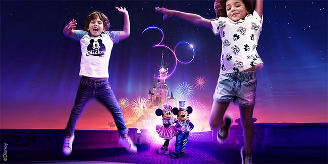 séjours disneyland paris 30 ans à gagner avec kiabi