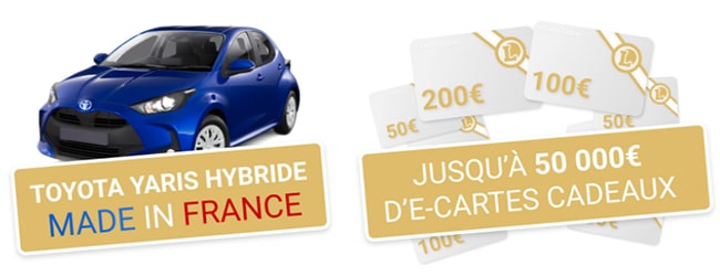 Tentez de remporter une voiture ou une carte-cadeau avec Leclerc