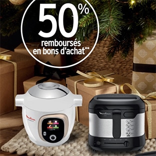 Promo Intermarché : Petit électroménager remboursé à 50% en bons d'achat