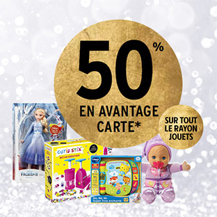 Intermarché Drive : 50% de remise fidélité sur tous les jouets