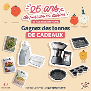 Jeu Guy Demarle : Robot i-Cook’in et 83 autres lots à gagner