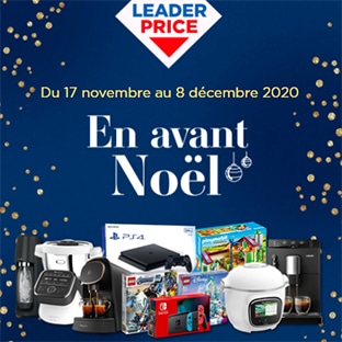 Jeu En avant Noël Leader Price : cadeaux à gagner