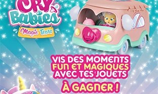 Jeu concours Gulli : 23 jouets Cry Babies à remporter