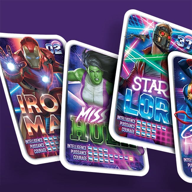 Leclerc Cartes Autocollantes Marvel Offertes A Collectionner