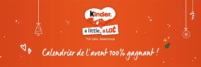 Concours Calendrier De L Avent 2023 Concours Calendrier De L'avent Kinder Noël 2021 : 1664 Lots