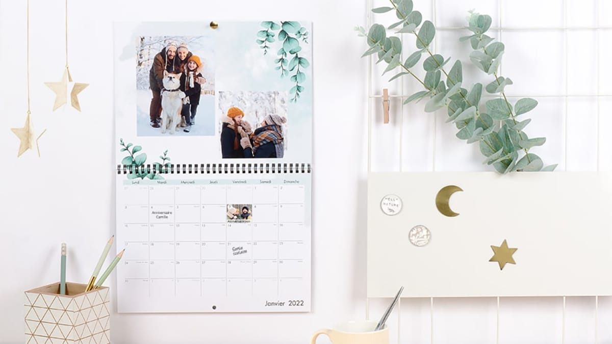 Photoweb : Calendrier personnalisé gratuit (valeur 24,95€)