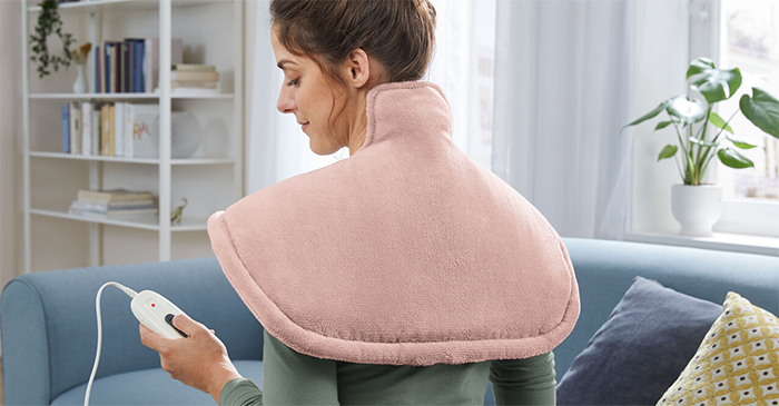 Lidl : Coussin cervical chauffant Sanitas pas cher à 19,99€