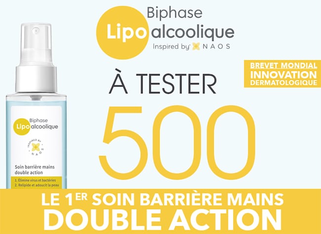 tester gratuitement le soin Biphase Lipo alcoolique Bioderma