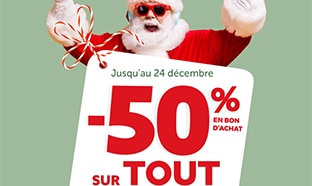 Promo GiFi : -50% en bon d’achat sur tout le magasin