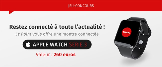 Tentez de remporter une Apple Watch avec le jeu Le Point