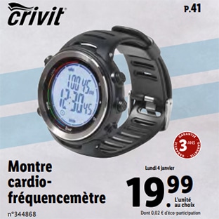 Montre cardio-fréquencemètre