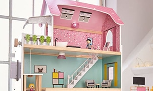 Maison de poupées Lidl XXL en bois à 49,99€