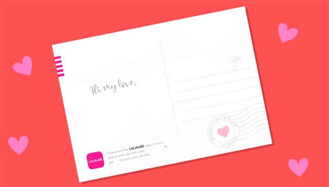 Spread The Love LALALAB : carte personnalisable gratuite