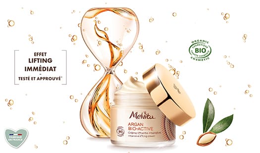 échantillon de la crème liftante Intensive d’Argan Bio-Active de Melvita