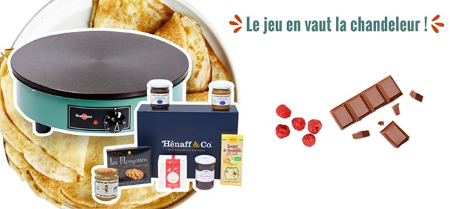 Gagnez un coffret gourmand ou une crêpière Krampouz avec Ouest-France