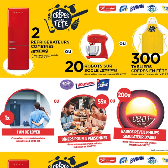 Jeux Intermarché instants gagnants 578 lots à gagner
