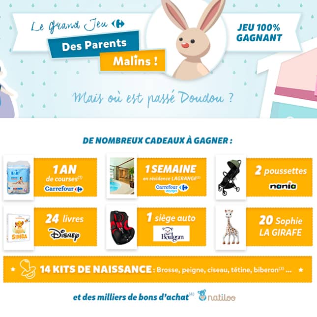 Grand Jeu Des Parents Malins De Carrefour 100 Gagnants