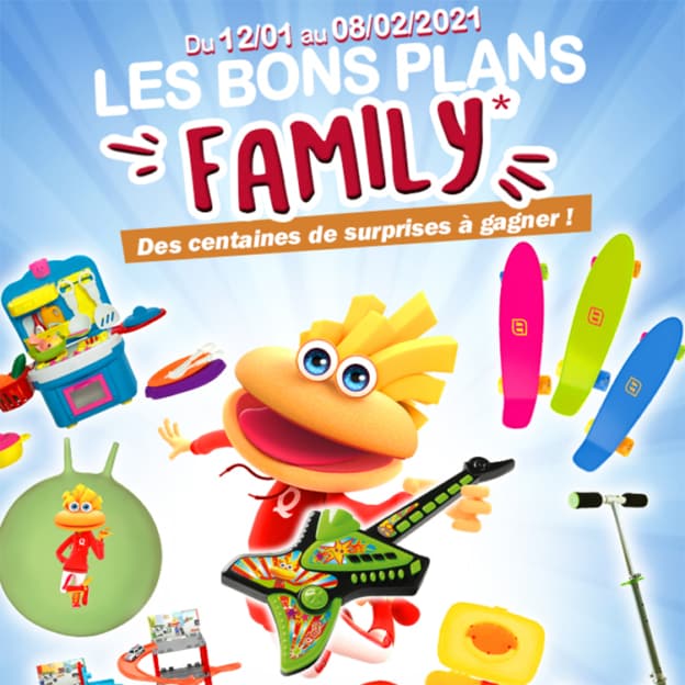 Jeu Quick Bons Plans Family : jouets à gagner